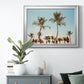 Aruba Palm - Modern Framed Canvas Print