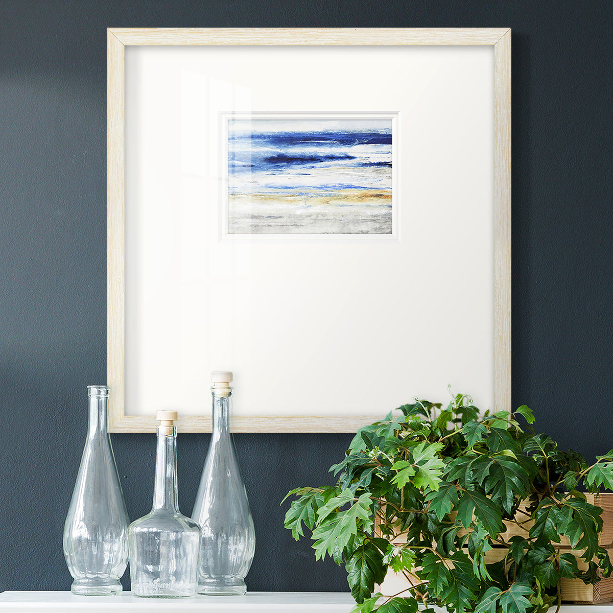 Choppy Seas I Premium Framed Print Double Matboard