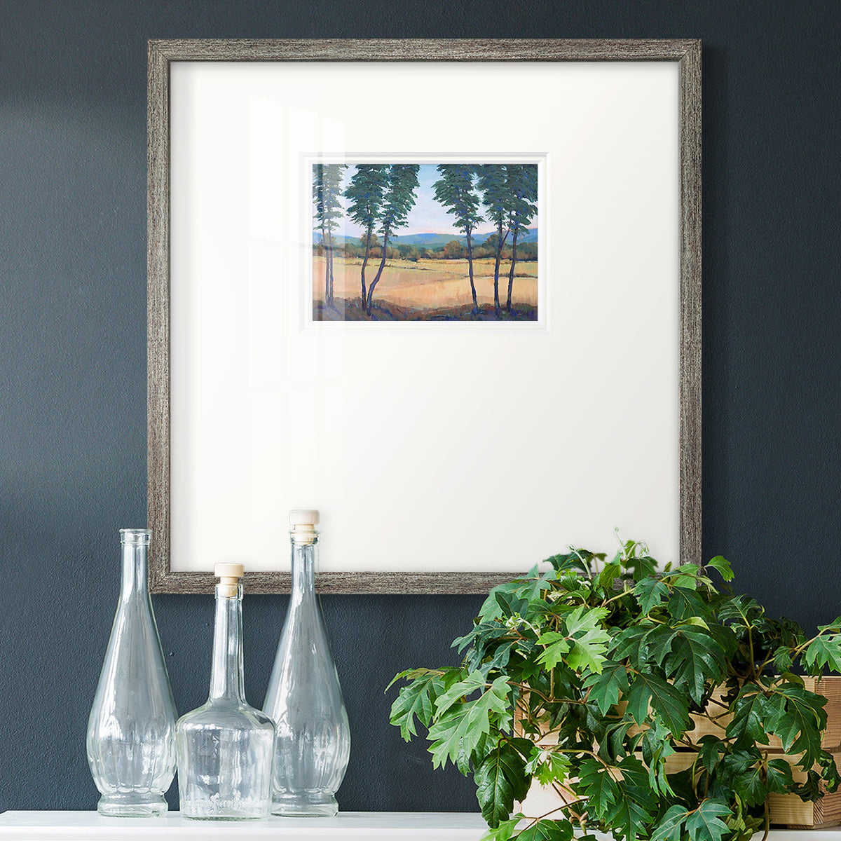 Still Morning II - Double Matboard Framed Print