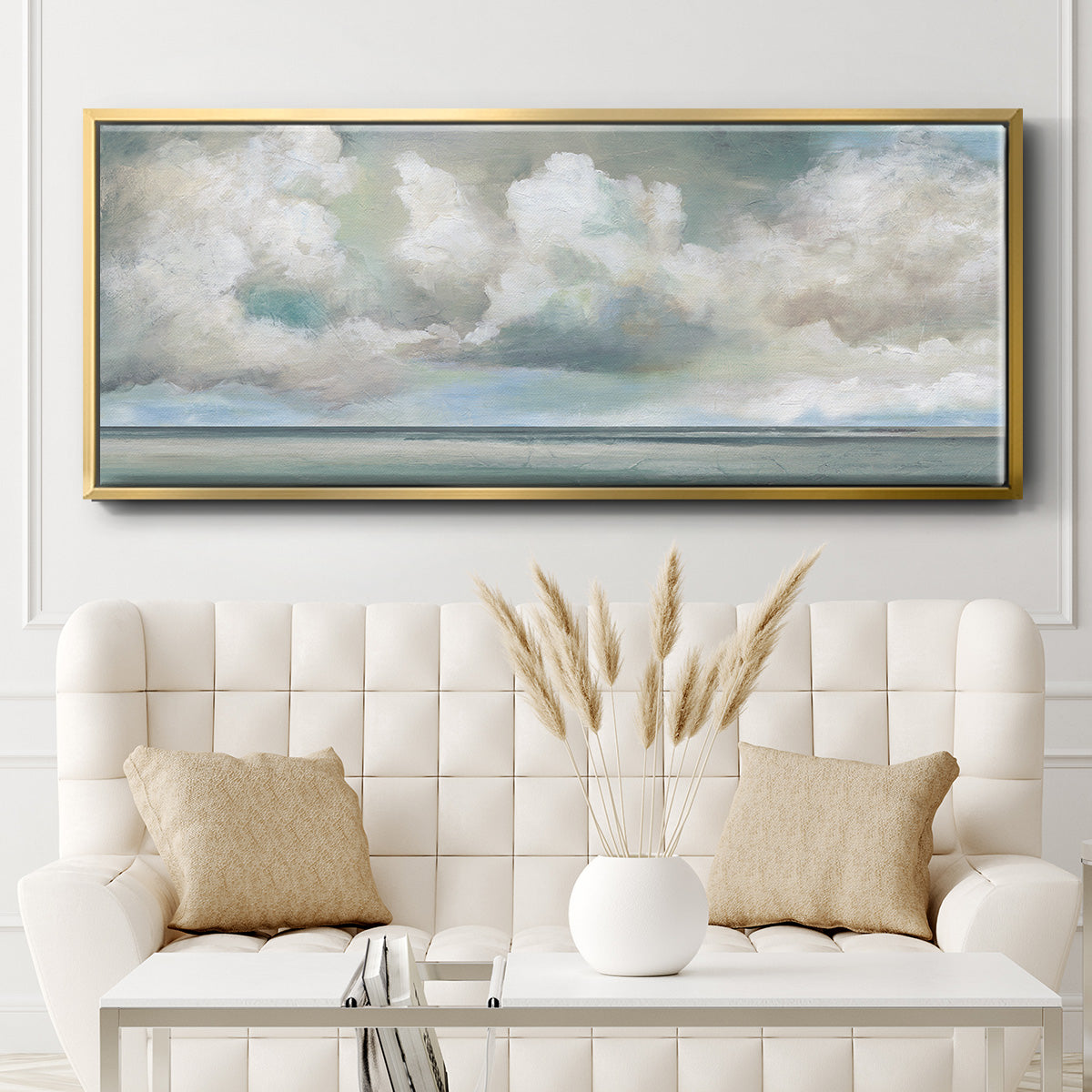 Cloudscape Vista I - Floater Framed Canvas Print