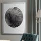 Graphite Moon I - Modern Framed Canvas Print
