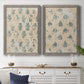 Vintage Blockprint I - Premium Framed Canvas 2 Piece Set - Ready to Hang