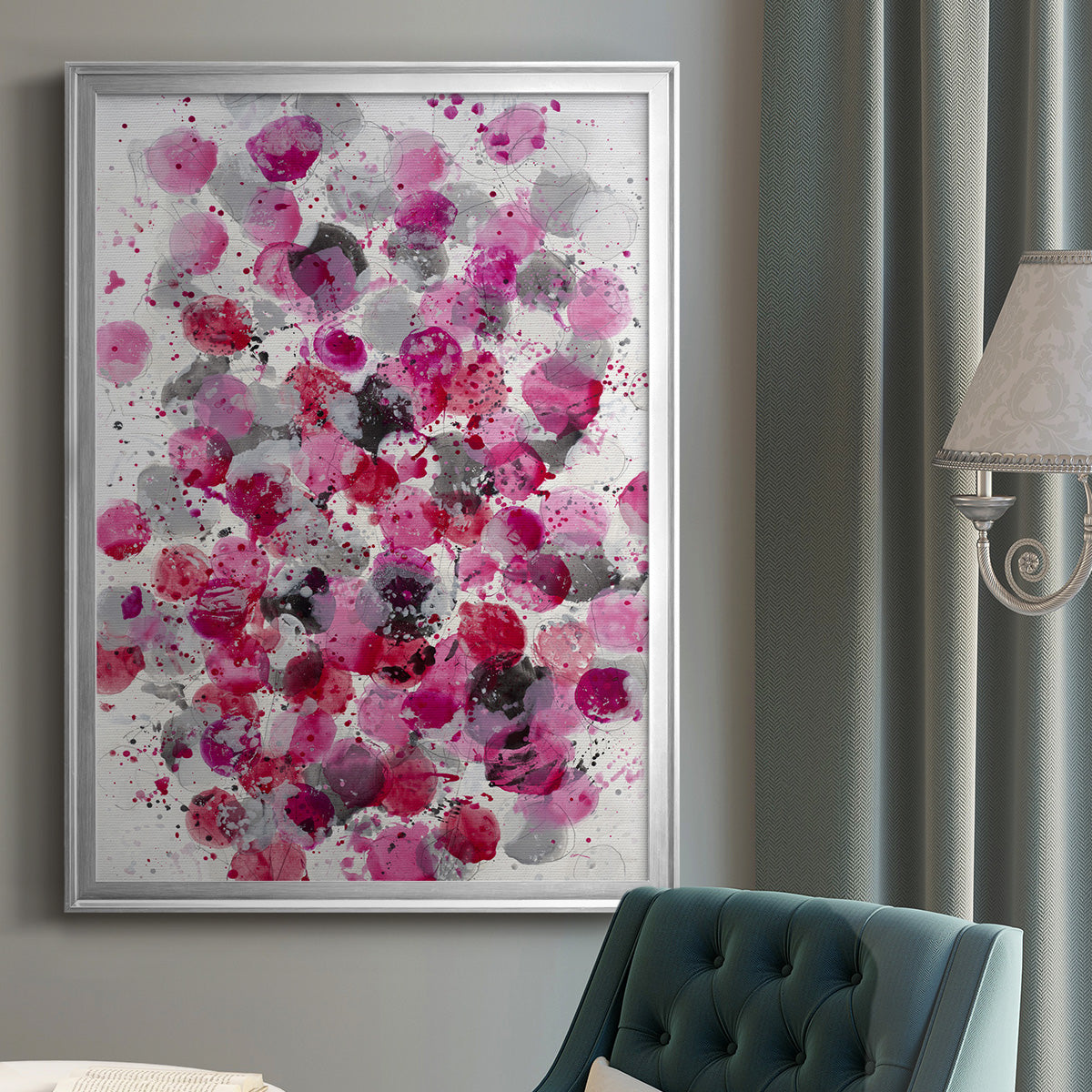 Bouquet - Modern Framed Canvas Print