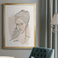 Greek Busts V - Modern Framed Canvas Print
