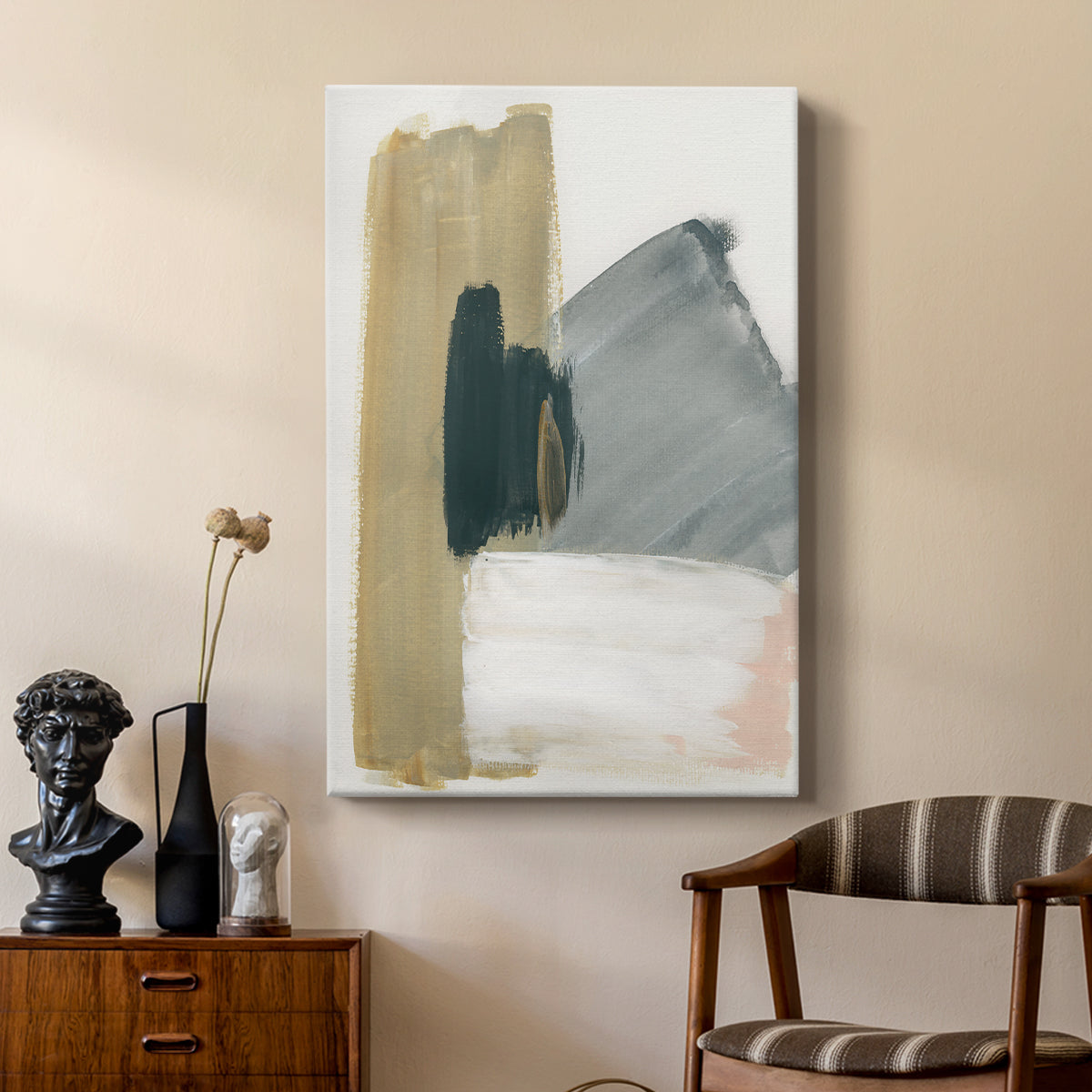 Marble Block Symmetry II - Canvas Art Print