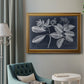 Foliage on Navy IV Premium Framed Canvas- Ready to Hang