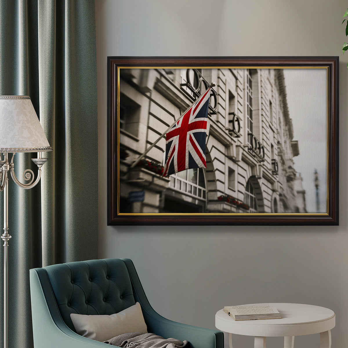 London Scene II Premium Framed Canvas- Ready to Hang