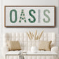 Oasis Cabana - Floater Framed Canvas Print