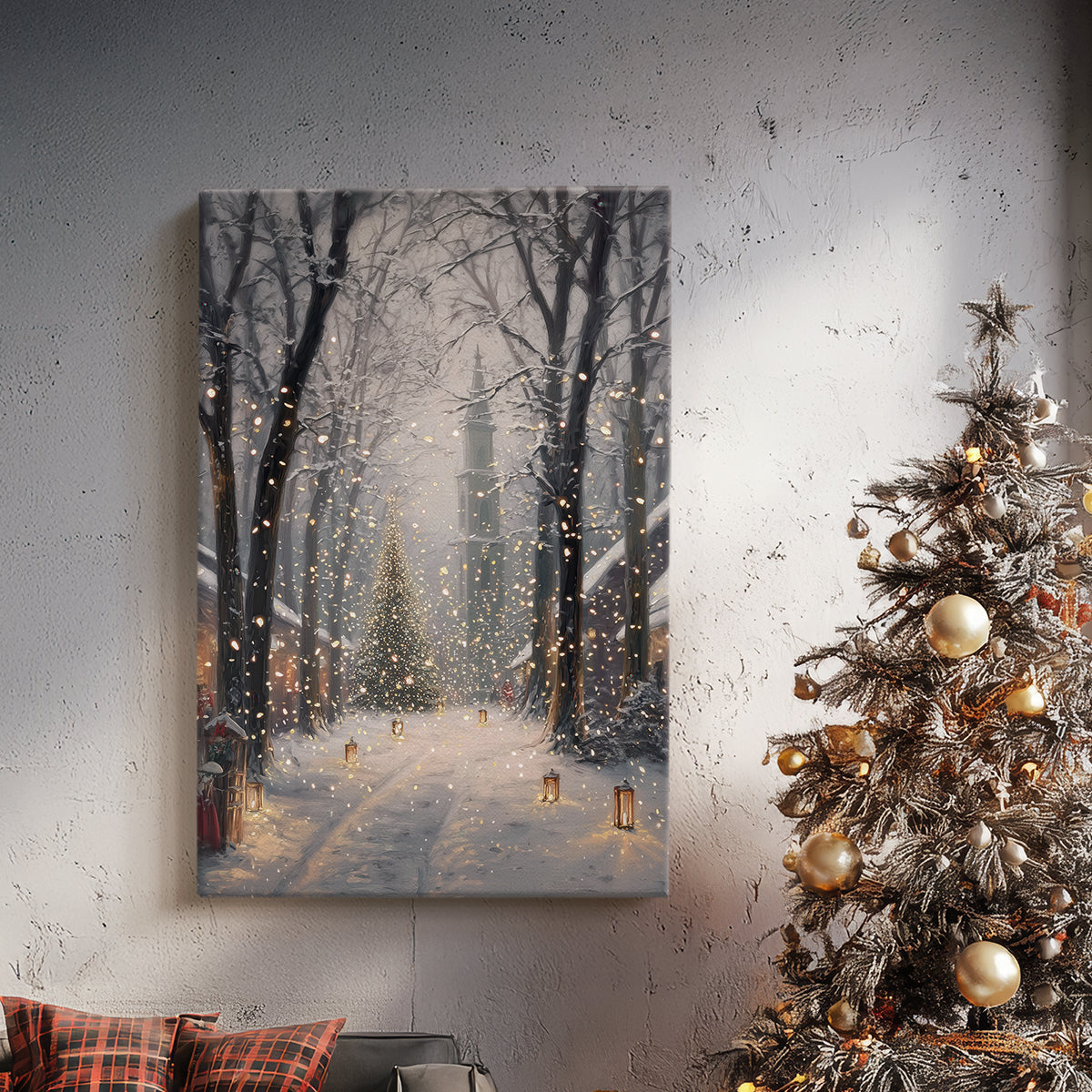 Chalk Serenade - Canvas Art Print