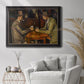 The Card Players - Ornate Framed Canvas Print