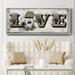 Winter Wonderland Friend Love - Floater Framed Canvas Print