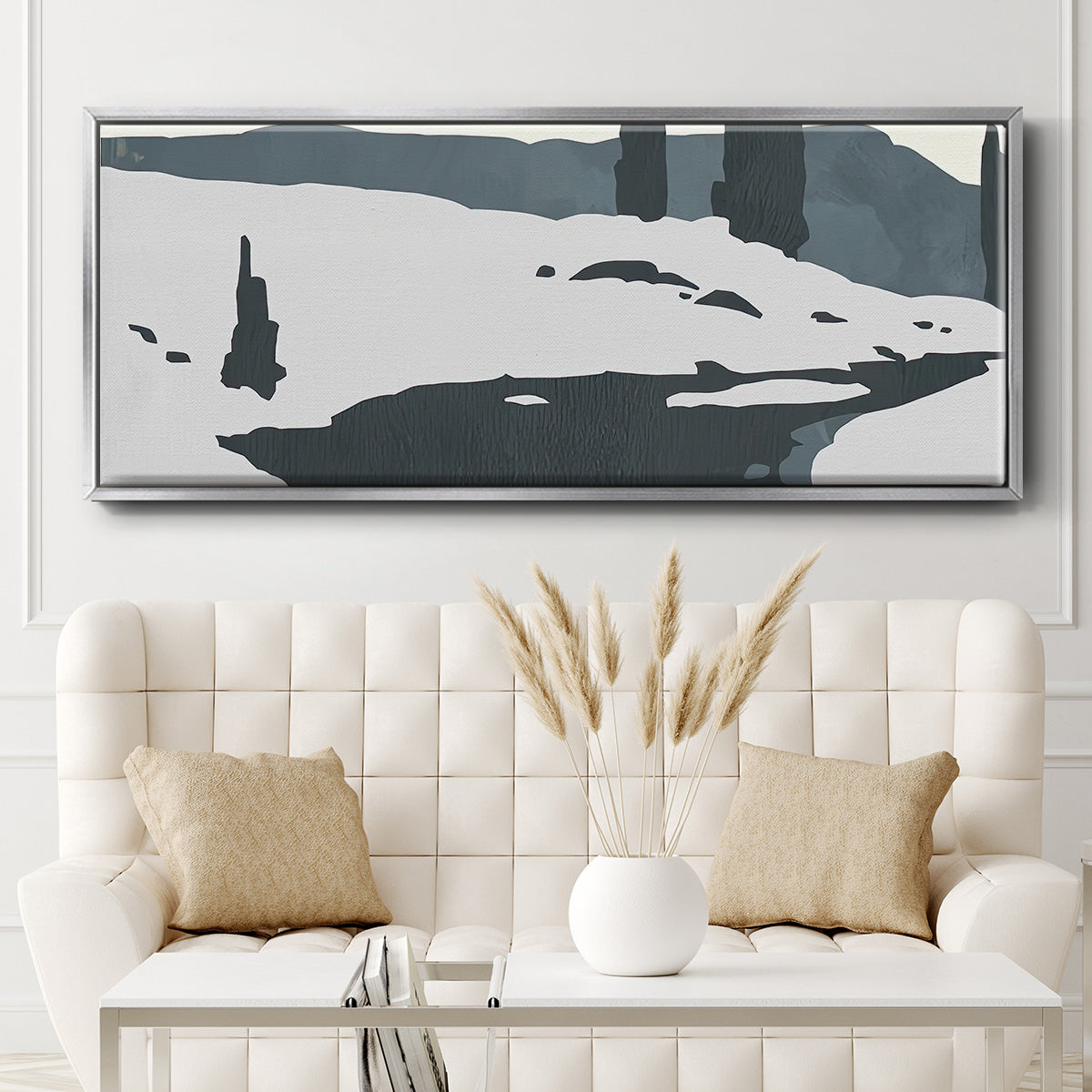 Cutter Island II - Floater Framed Canvas Print