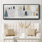 Christmas Chalet Collection D - Floater Framed Canvas Print