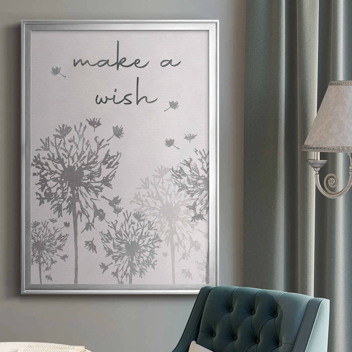 Make A Wish - Modern Framed Canvas Print