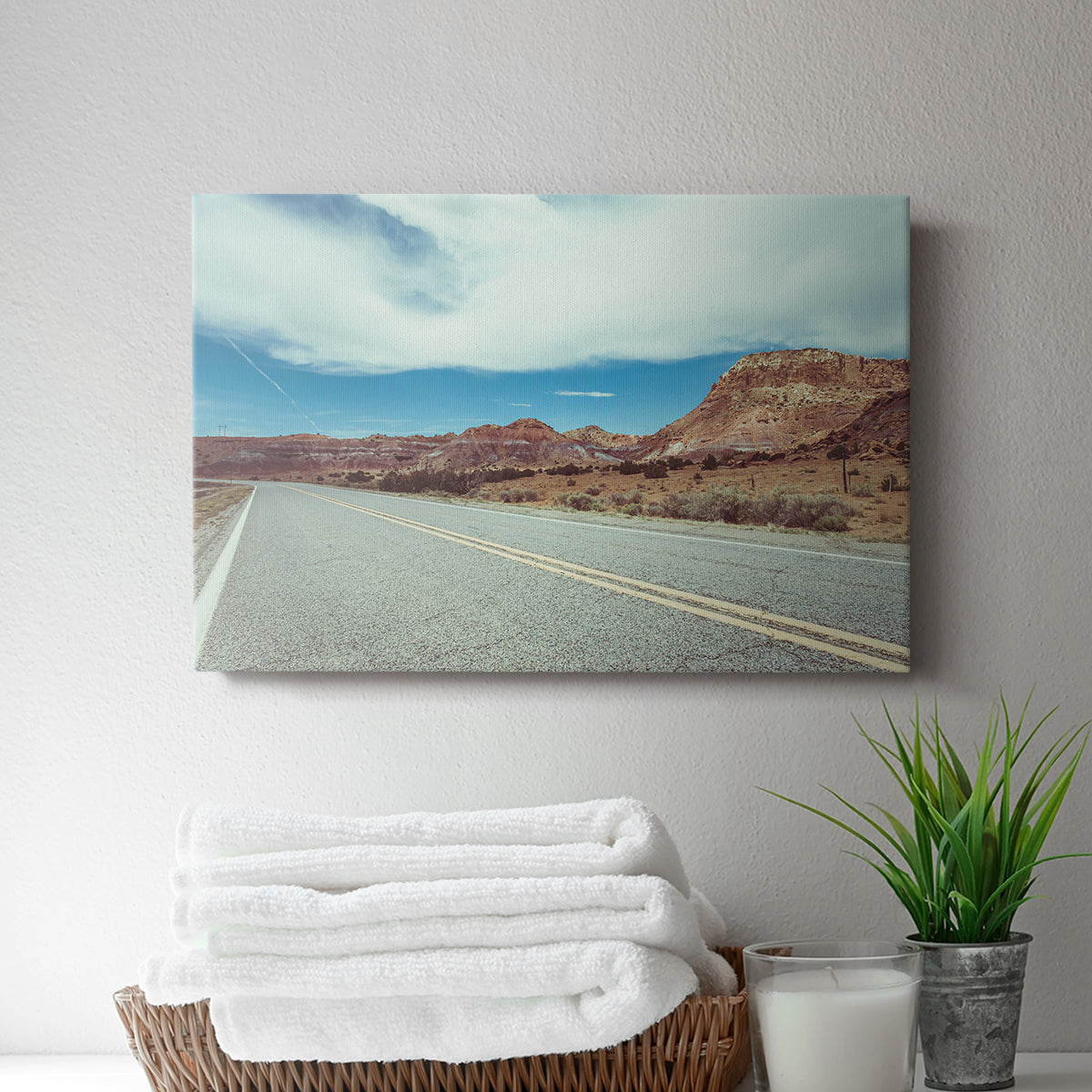 New Mexico Drive I - Canvas Art Print