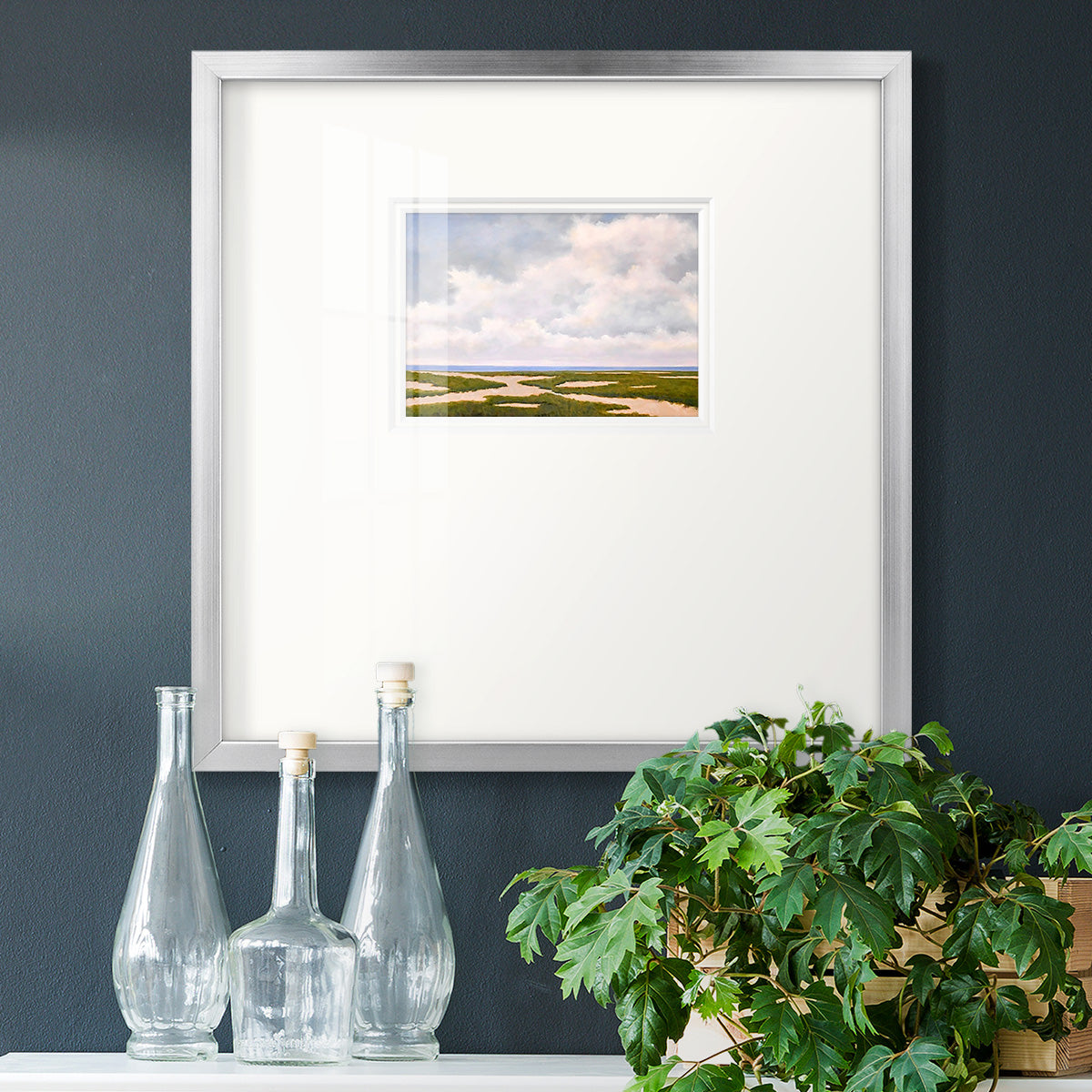 Beach Dunes Premium Framed Print Double Matboard