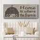 Home & Farm III - Floater Framed Canvas Print