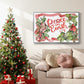 Cardinal Holly Christmas Collection A - Floater Framed Canvas Print
