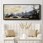 The Port of London, 1871 - Floater Framed Canvas Print