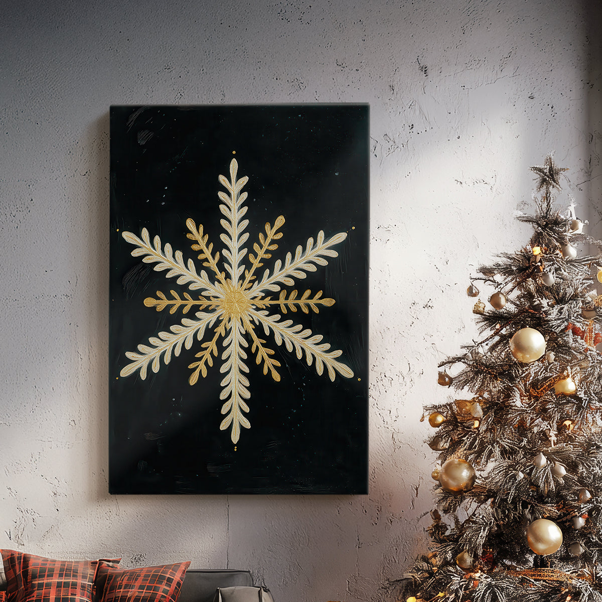 Chalk Snow Chapel - Canvas Art Print