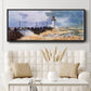 The Jetty at Le Havre, 1868 - Floater Framed Canvas Print