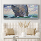 The Manneport, Seen from Below, 1883 - Floater Framed Canvas Print