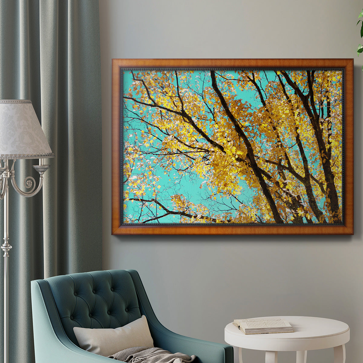 Autumn Tapestry IV Premium Framed Canvas- Ready to Hang