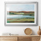 Autumn River Crossing II - Modern Framed Art Print