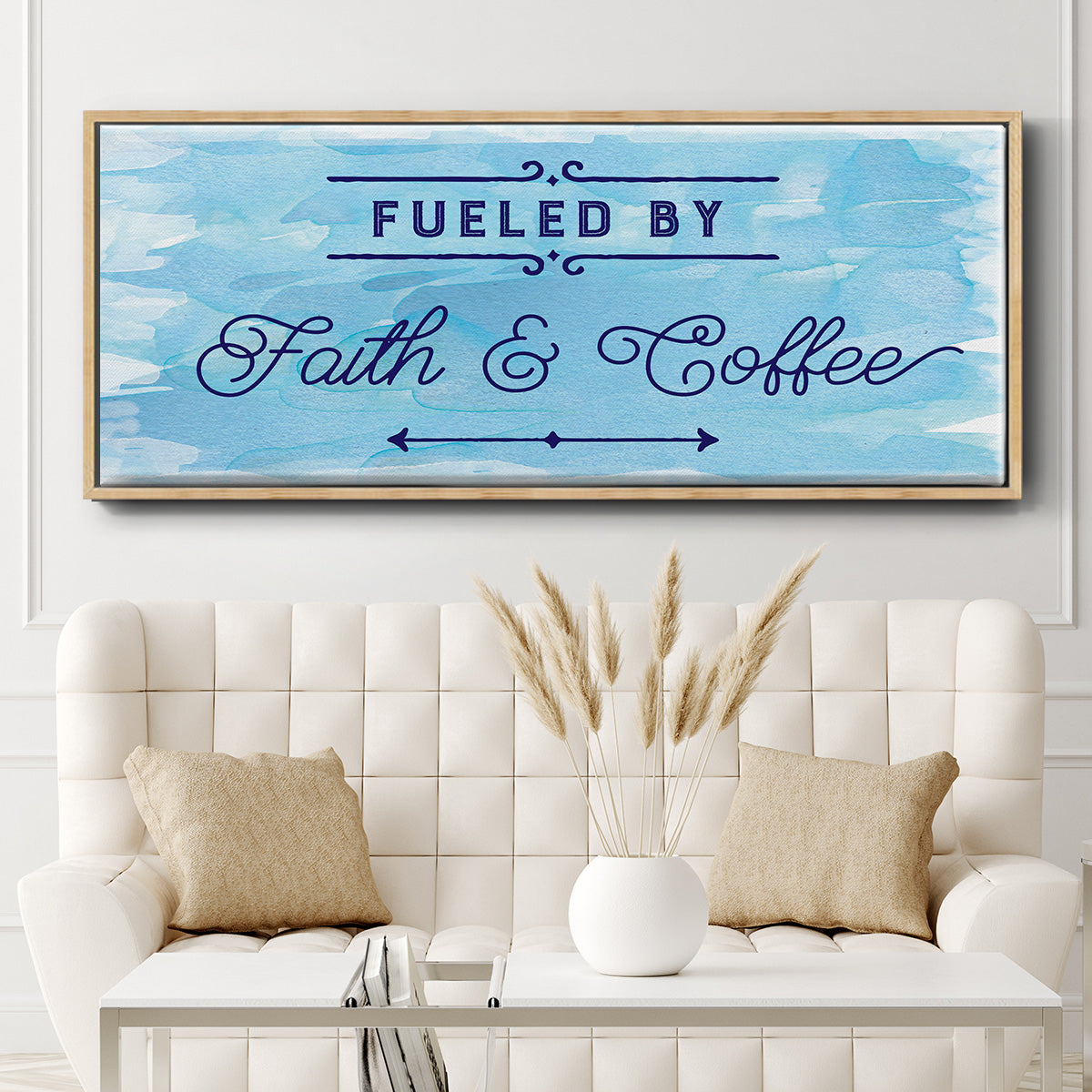 Fueled By - Floater Framed Canvas Print
