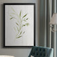 Windblown Leaves II - Modern Framed Canvas Print