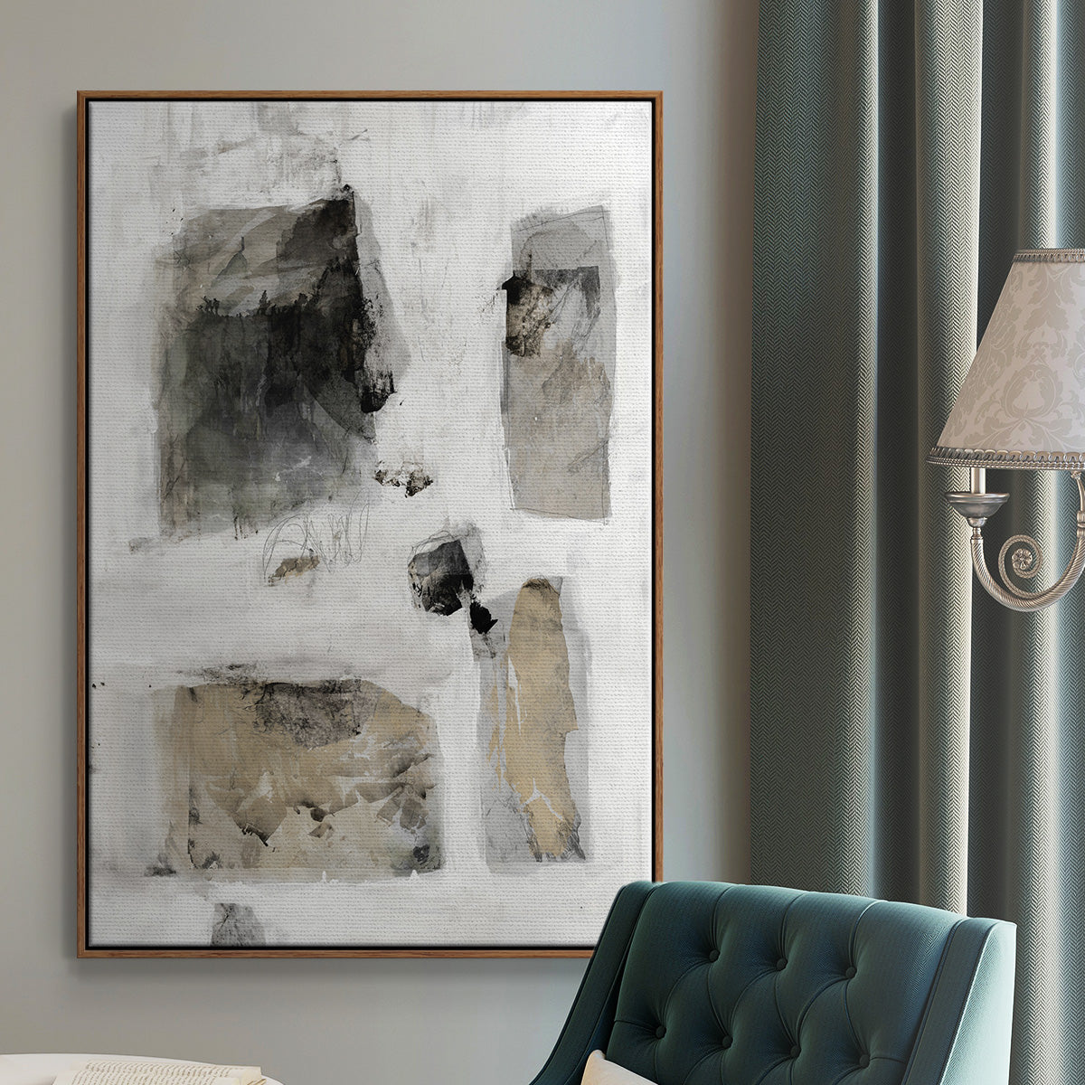 A Simple Love I V30 - Floater Framed Canvas Print