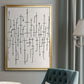 Vertical Arrangement II - Modern Framed Canvas Print
