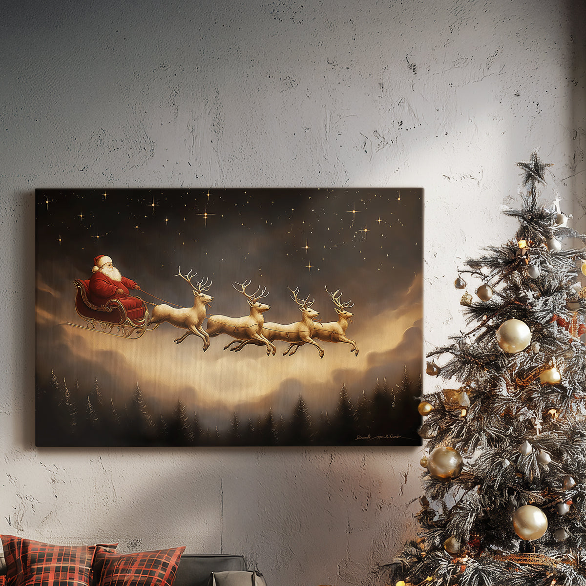 Candlelit Blessing - Canvas Art Print