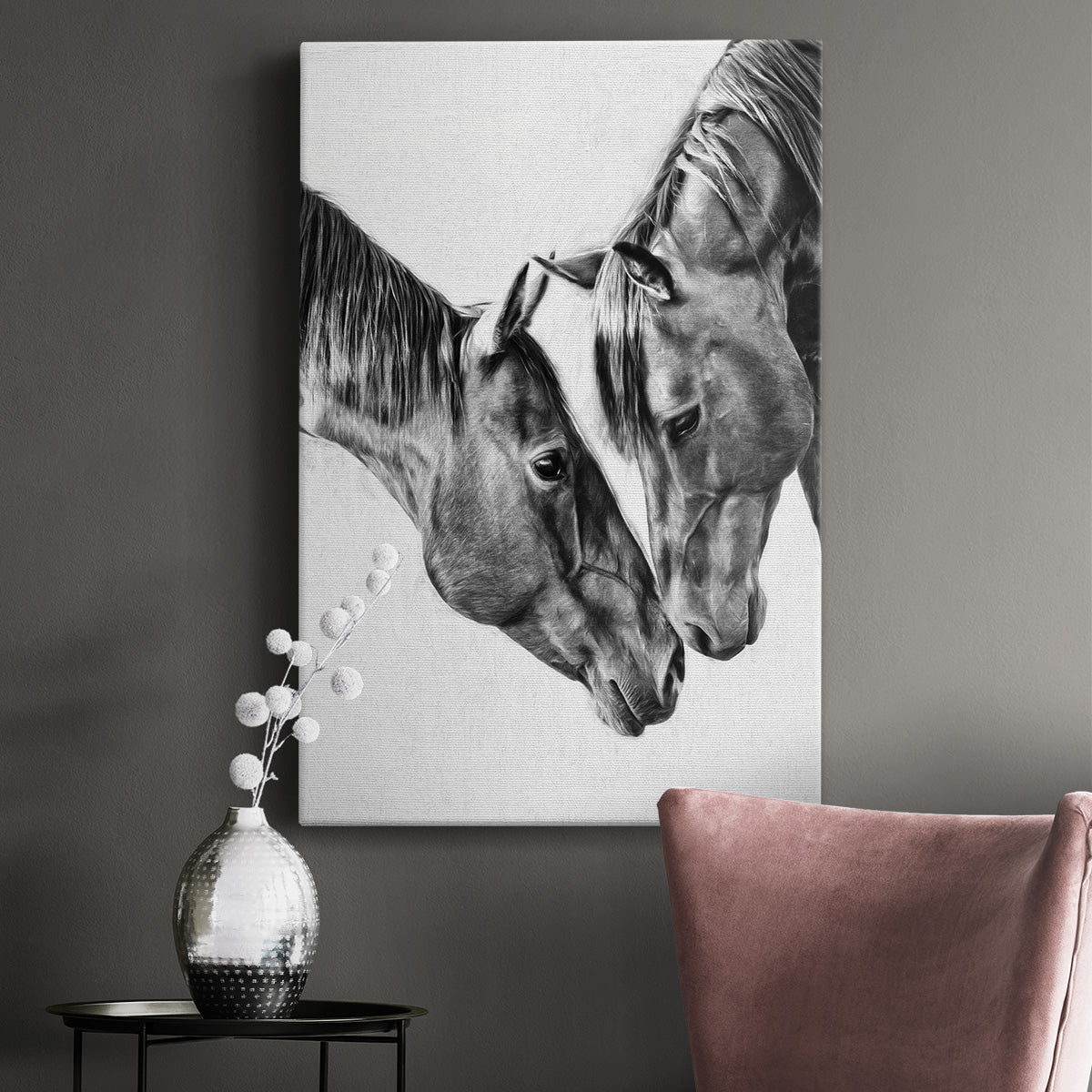 Equine Portrait VI Premium Gallery Wrapped Canvas - Ready to Hang