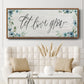 Let Love Grow - Floater Framed Canvas Print