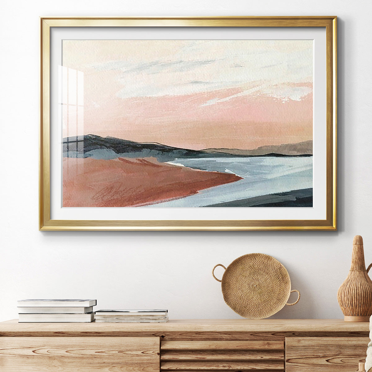Paynes Coast I - Modern Framed Art Print