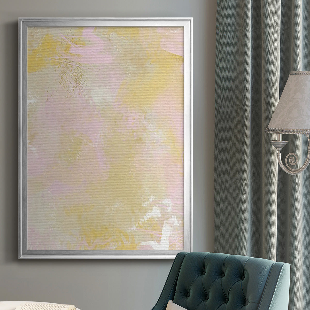 Lily's Laugh II - Modern Framed Canvas Print