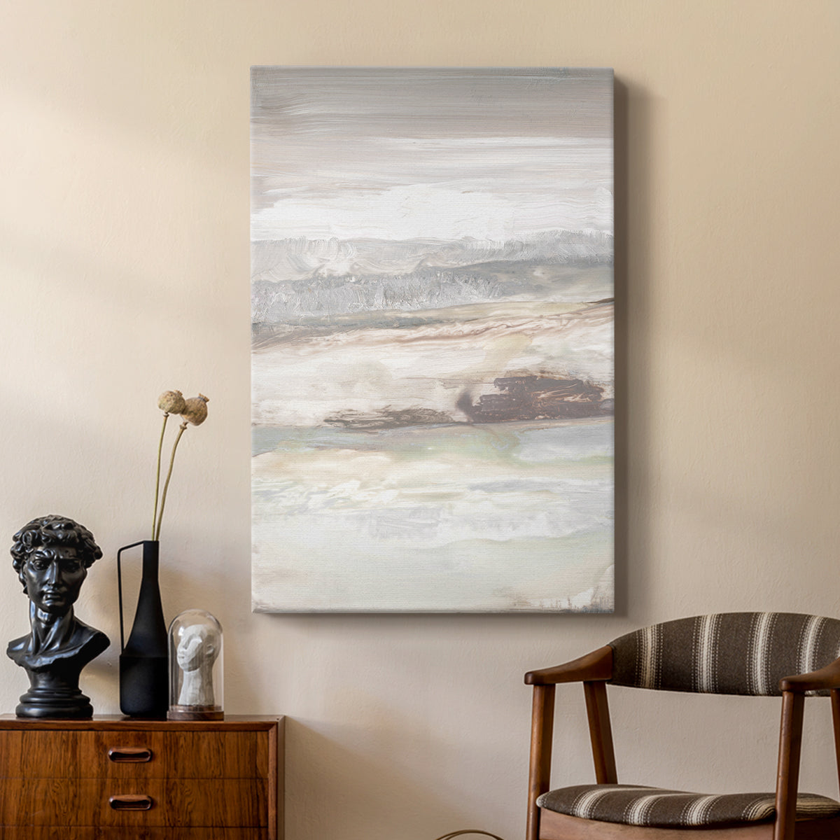 Neautral September Sky - Canvas Art Print