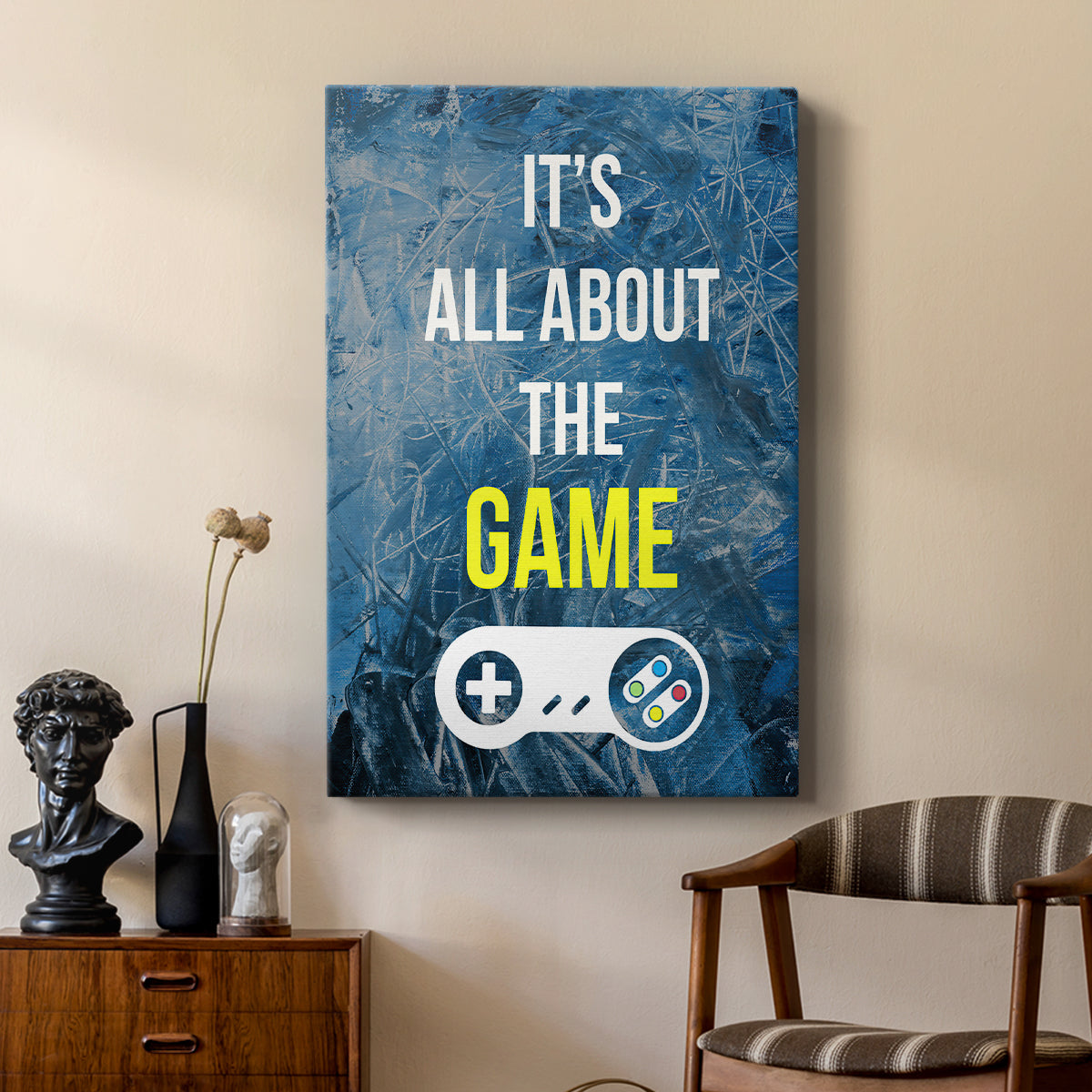 Gamer at Play IV - Canvas Art Print