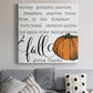 Fall Words Type-Premium Gallery Wrapped Canvas - Ready to Hang