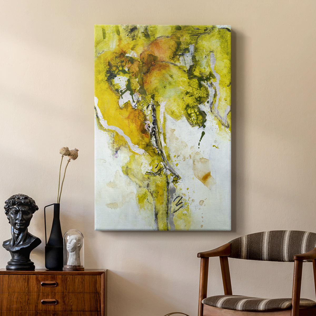 Golden Foliage II - Canvas Art Print