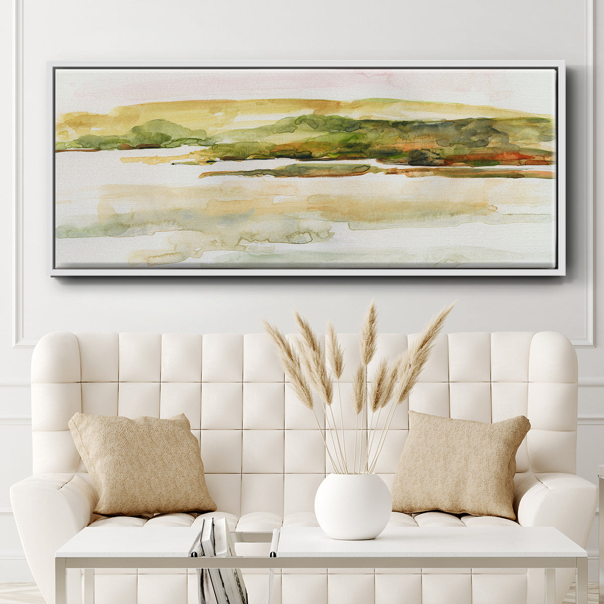Coastal Morning - Floater Framed Canvas Print