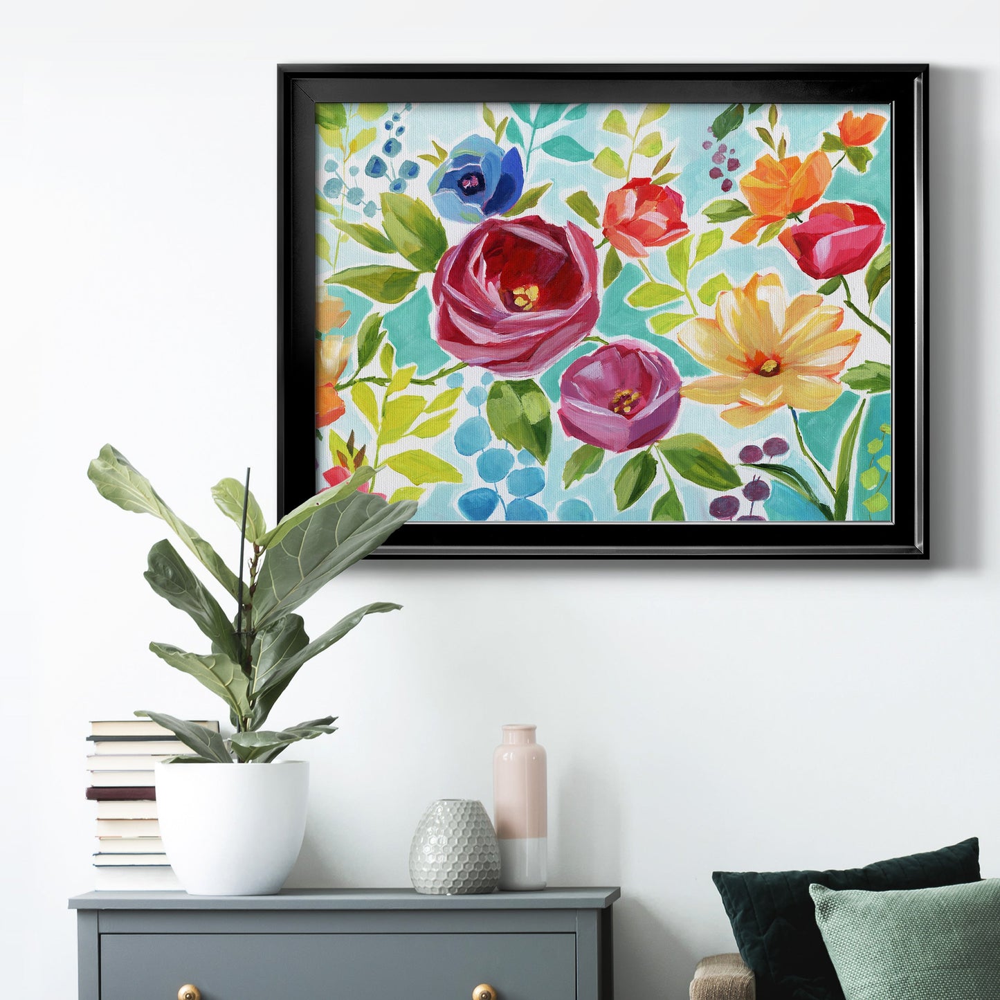 Modern Garden IV Premium Classic Framed Canvas - Ready to Hang