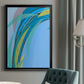 Circulating Flow III - Modern Framed Canvas Print