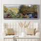 The Corner of the Garden at Montgeron, 1876 - Floater Framed Canvas Print