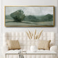 Soft Green Landscape I - Floater Framed Canvas Print