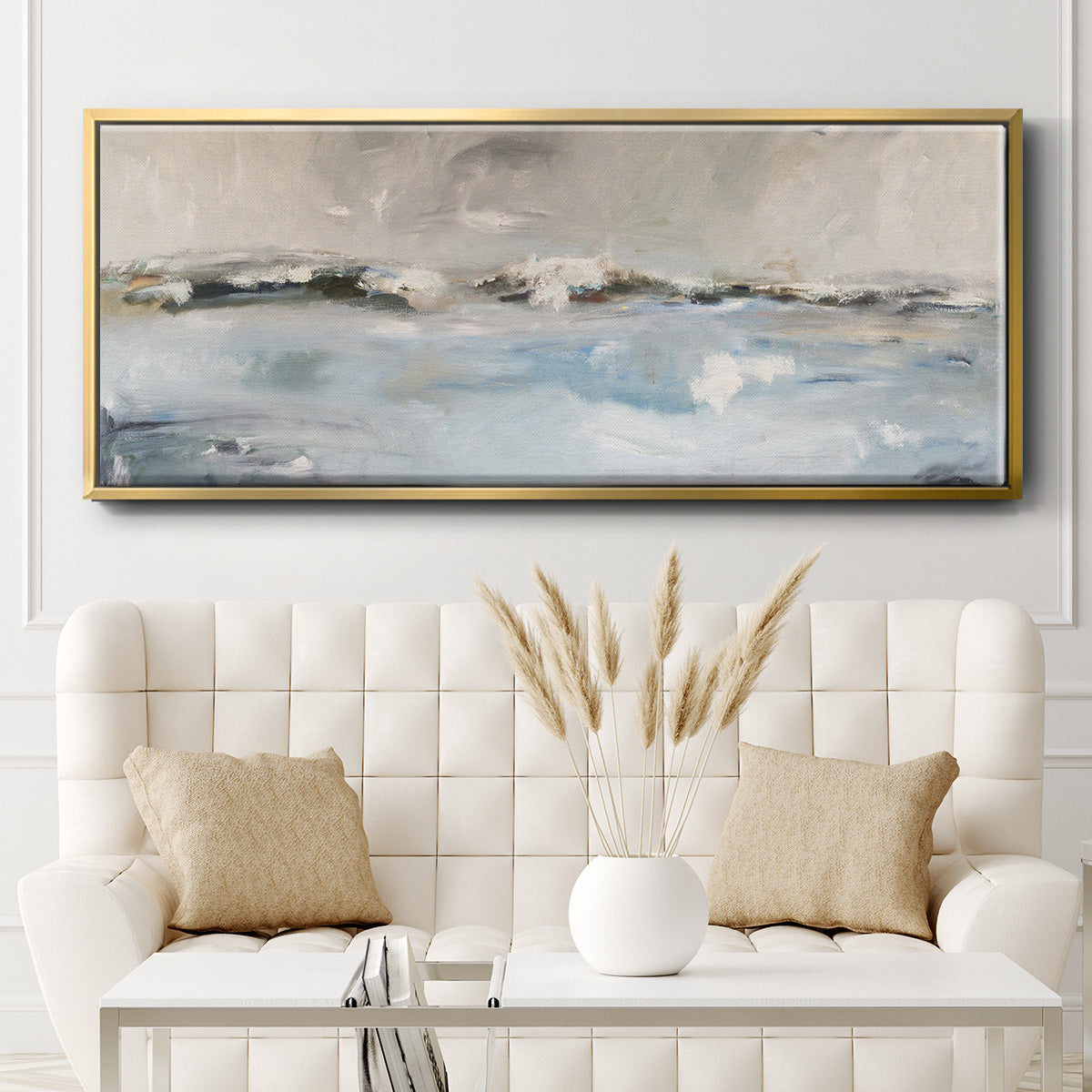 Surf Sans Turf - Floater Framed Canvas Print