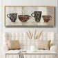 Coffee Skins I - Floater Framed Canvas Print