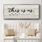 Us and Our Cat - Floater Framed Canvas Print