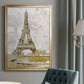 Eiffel Tower Glitz - Modern Framed Canvas Print
